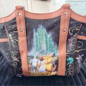 The Bradford Exchange Emerald City Brown and Black Tote